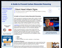 Tablet Screenshot of carbon-monoxide-poisoning.com